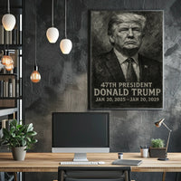Donald Trump 47th President Poster