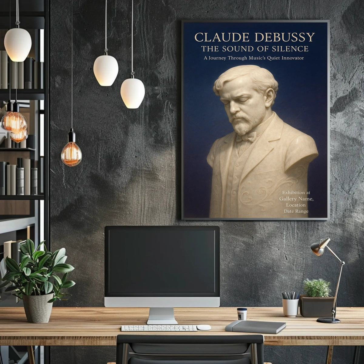 Claude Debussy The Sound Of Silence Poster