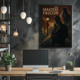 1929 Noir Detective Mystery Urban or Cityscape Poster