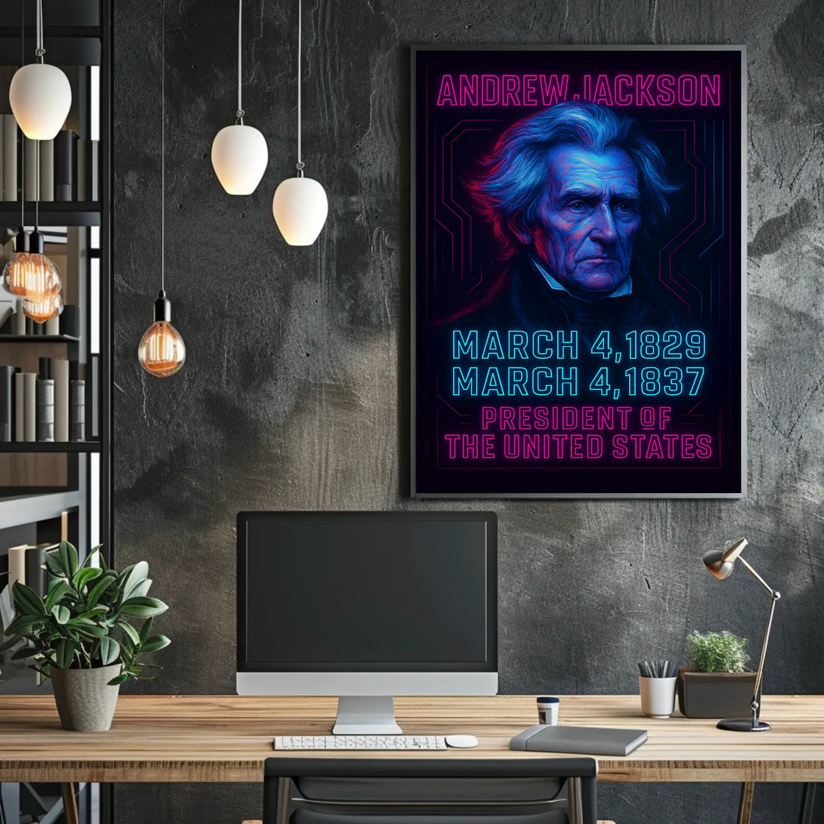 Andrew Jackson 7Th President Poster
