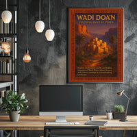 Wadi DoaN Cultural Oasis Of Yemen Poster