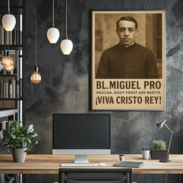 Bl. Miguel Pro Mexican Jesuit Priest Poster