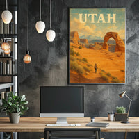 Utah Landscape Exploration Poster
