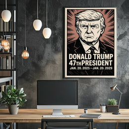 Donald Trump 47th President Poster