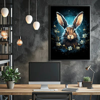 Enchanted Forest Rabbit Poster