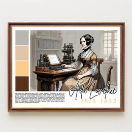 Tribute to Ada Lovelace Poster