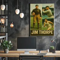 Jim Thorpe Legendary Athlete Poster