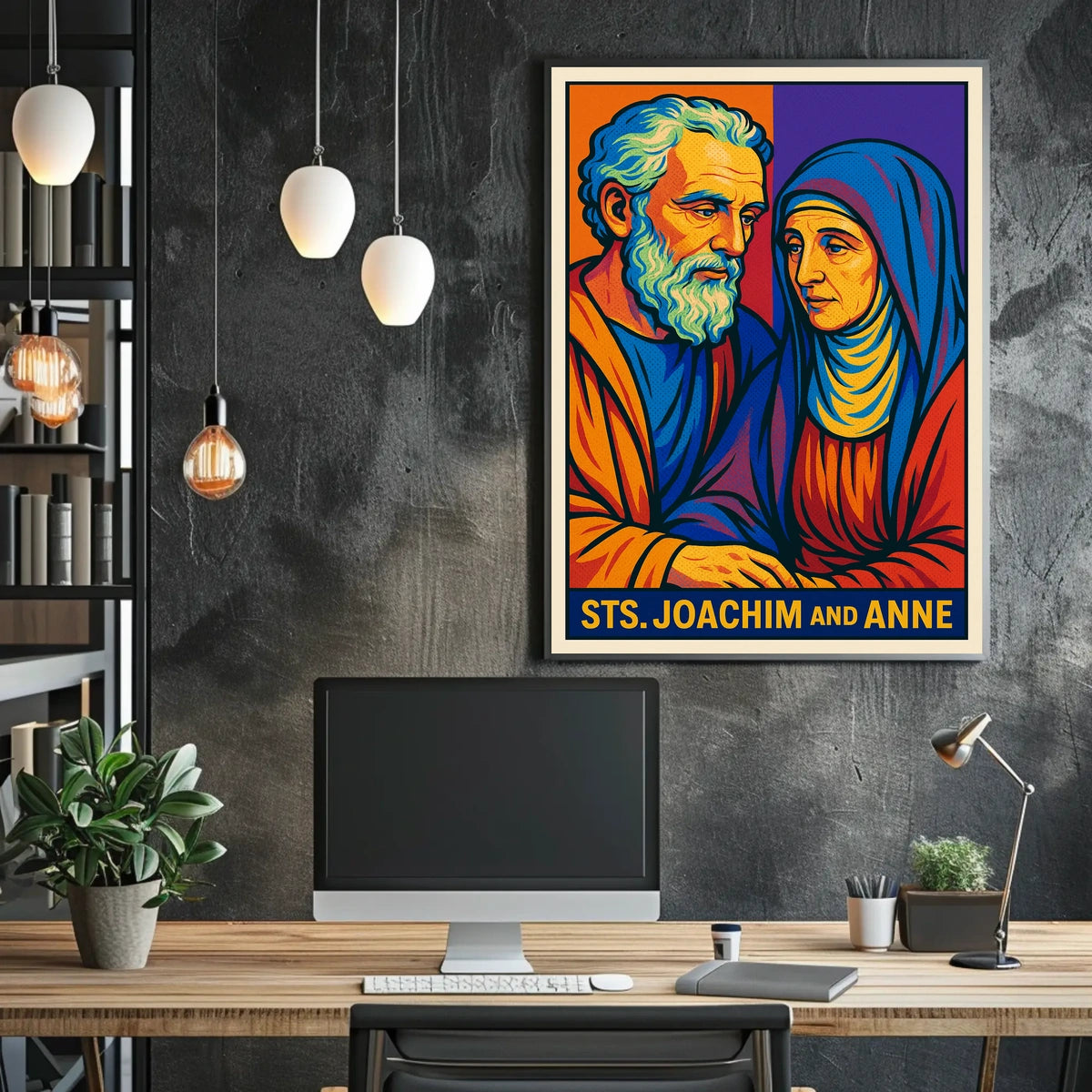 Saints Joachim and Anne Poster