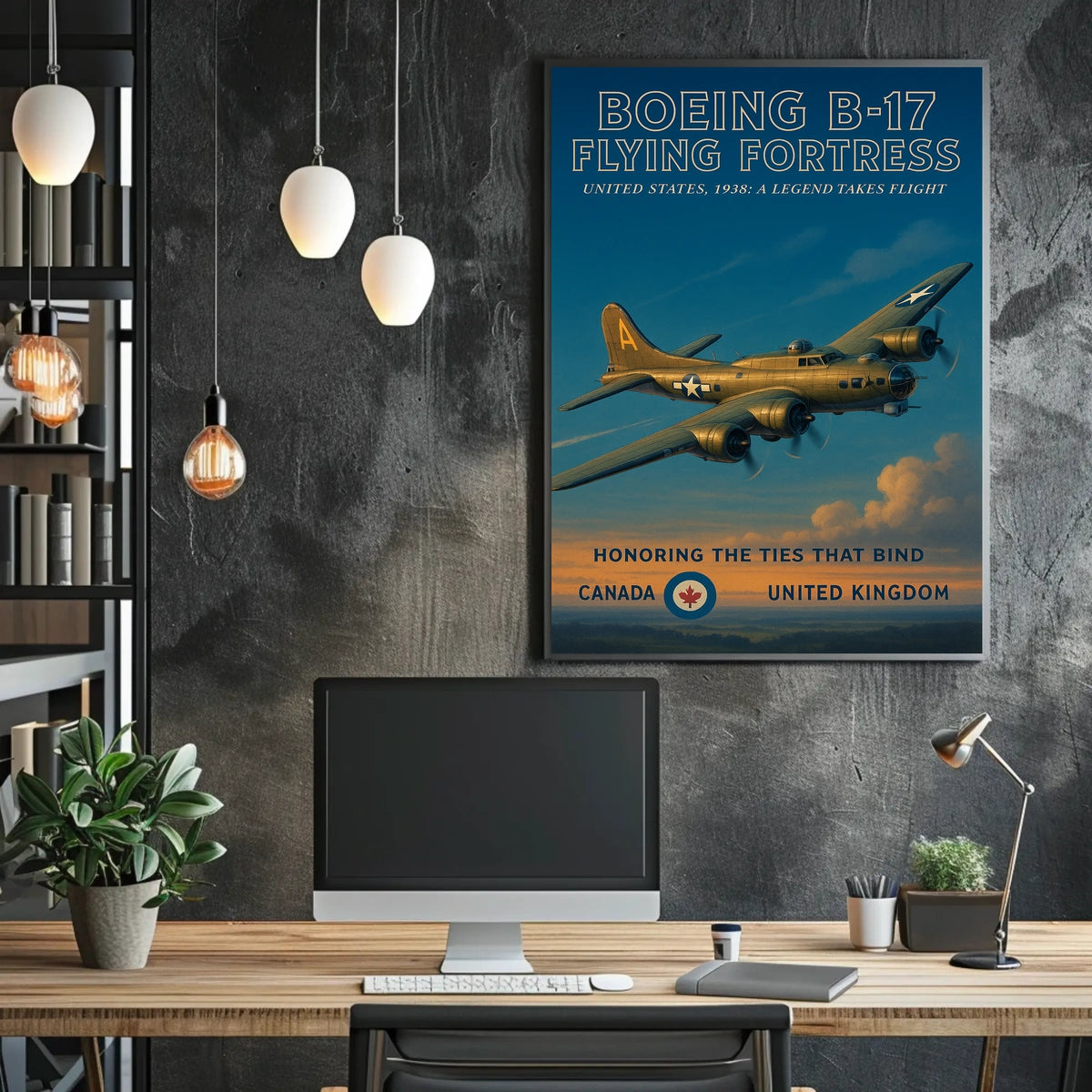 Boeing B-17 Flying Fortress Poster