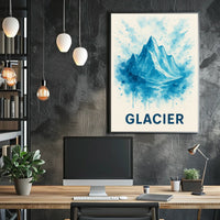 Glacier Majesty Poster