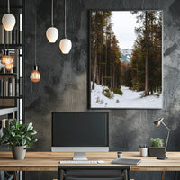 Serene Winter Landscape National Park Poster