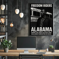 Freedom Riders Honoring Civil Rights Poster