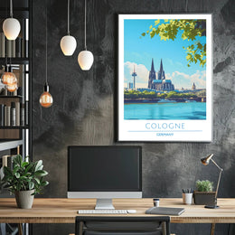 Cologne Travel Poster