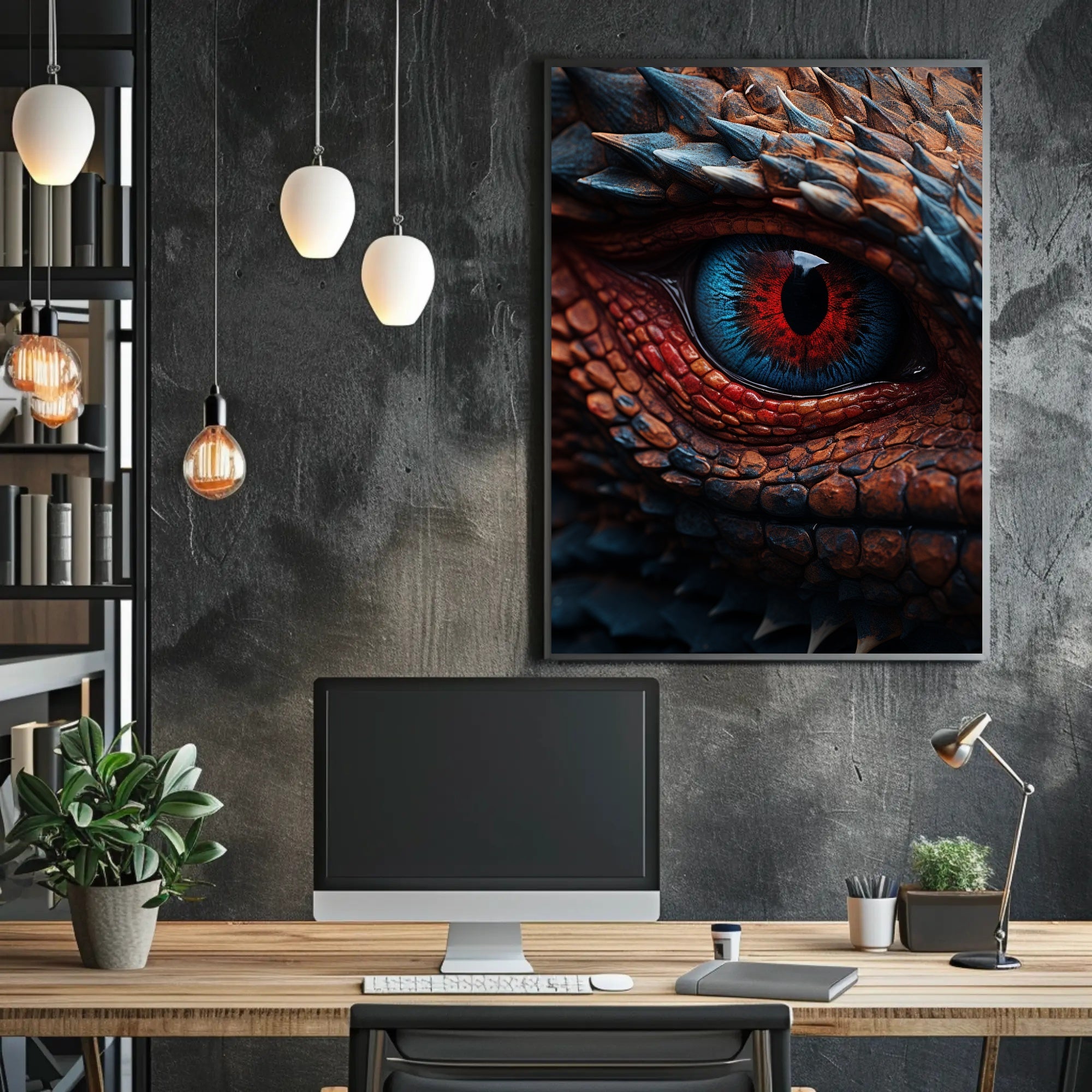 DragonS Gaze Poster