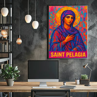 Saint Pelagia Poster