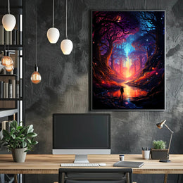 Enchanted Forest Journey Poster