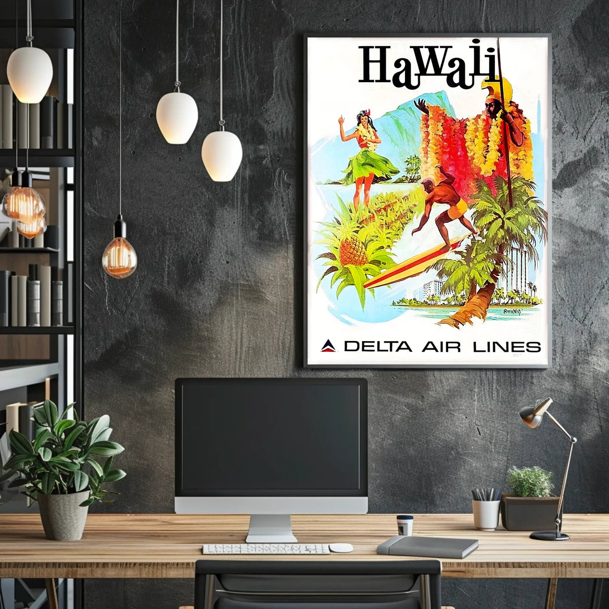 Explore Hawaii With Delta Air Lines Poster