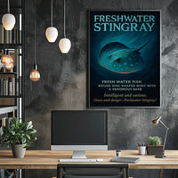 Freshwater Stingray Grace and Danger Poster