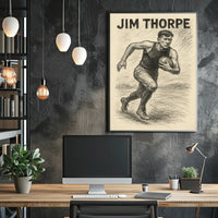 Jim Thorpe Athletic Legend Poster