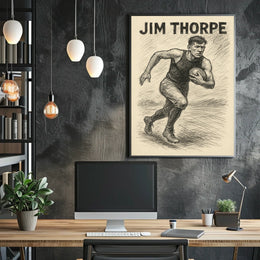 Jim Thorpe Athletic Legend Poster