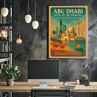 Abu Dhabi Jewel of the Emirates Cultural or Heritage Poster