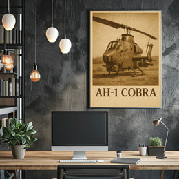 Ah-1 Cobra Helicopter Poster