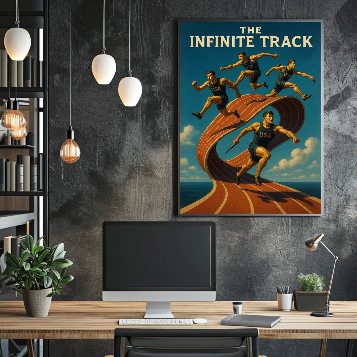 The Infinite Track Jim Thorpe Poster