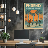 Phoenix Desert Frost Poster
