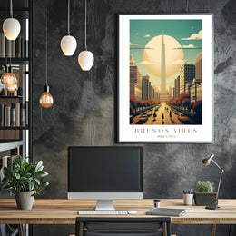 Buenos Aires Skyline Poster PosterGoat