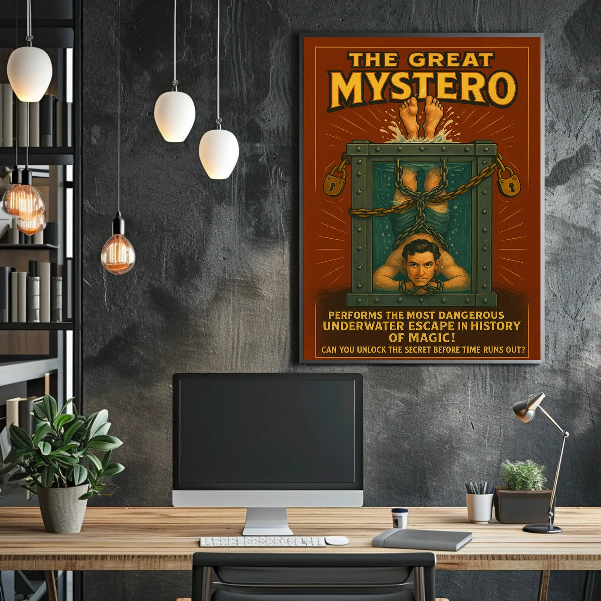 The Great Mystero Underwater Escape Poster