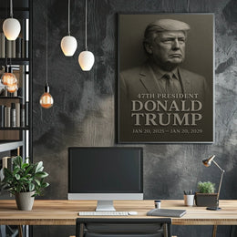 Donald Trump 47th President Poster