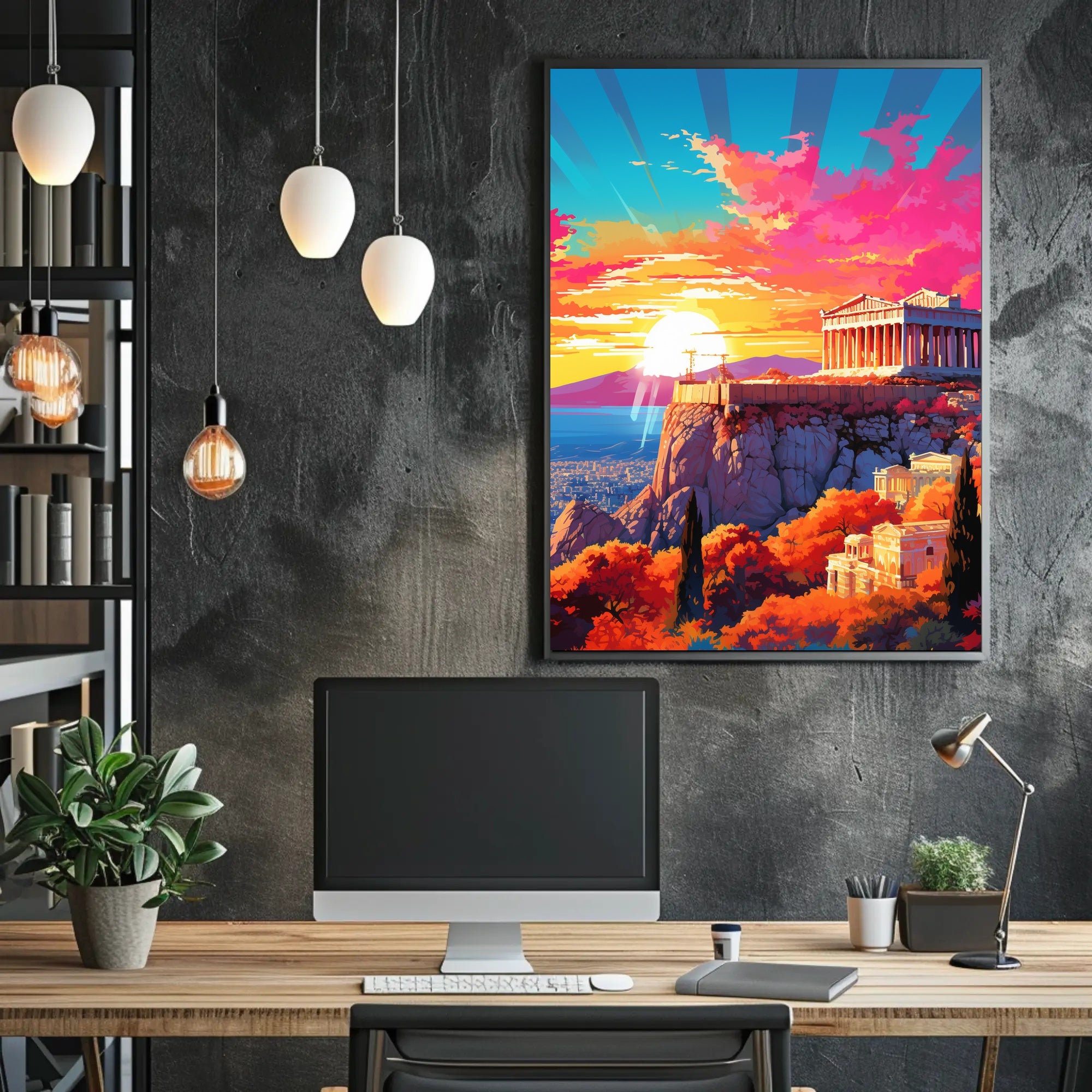 Ancient Parthenon Splendor Athens Cultural or Heritage Poster
