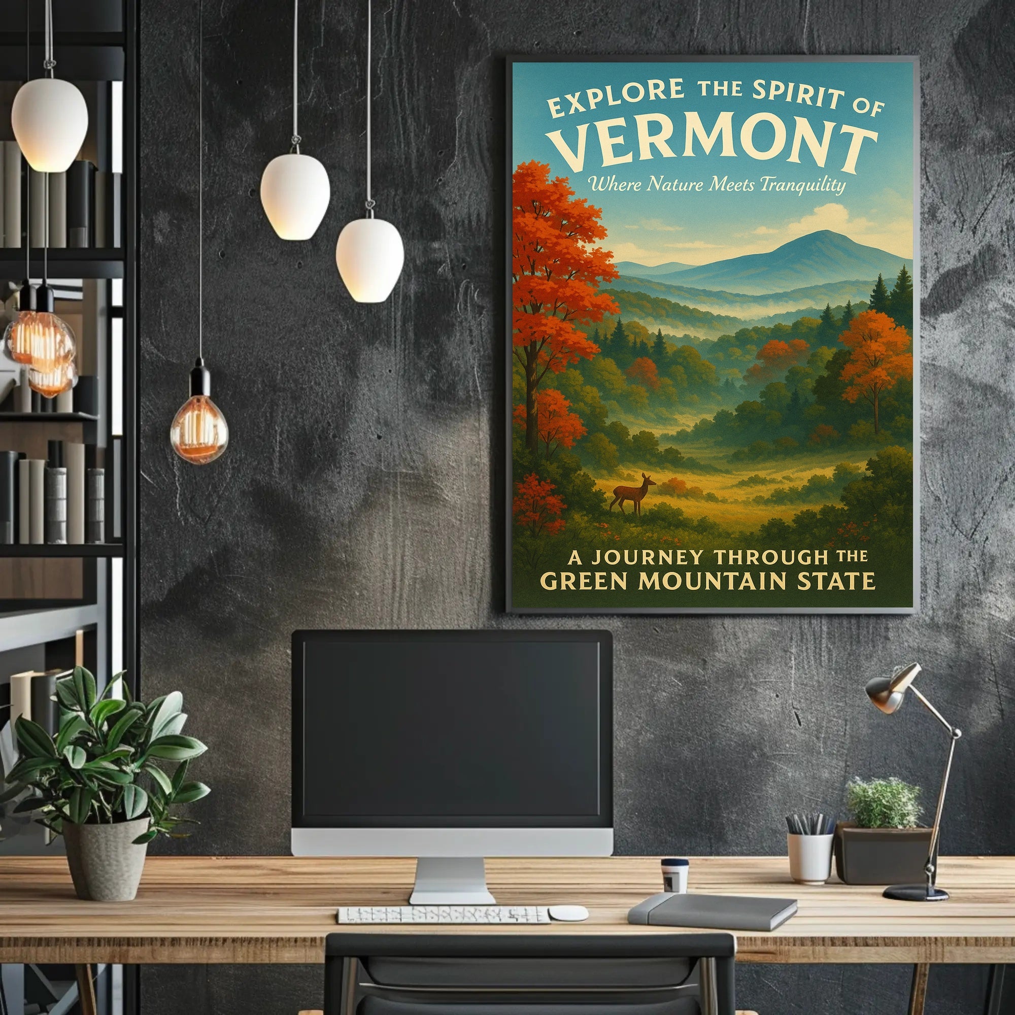 Explore The Spirit Of Vermont Poster Art