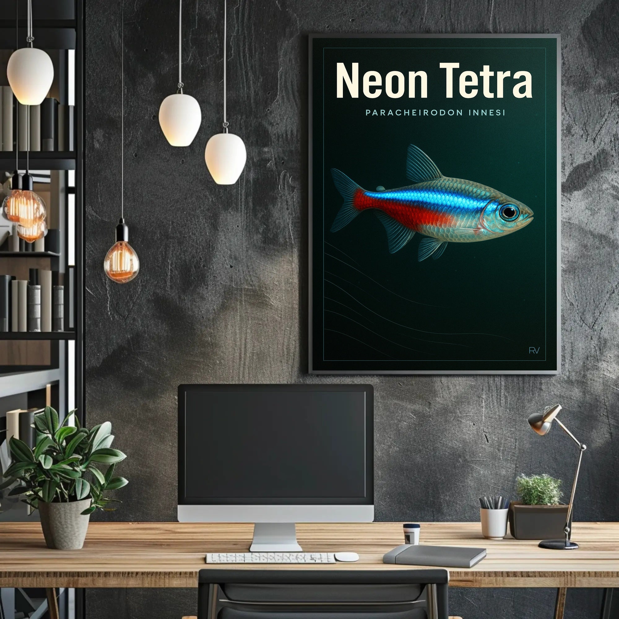Neon Tetra Paracheirodon Innesi Poster PosterGoat