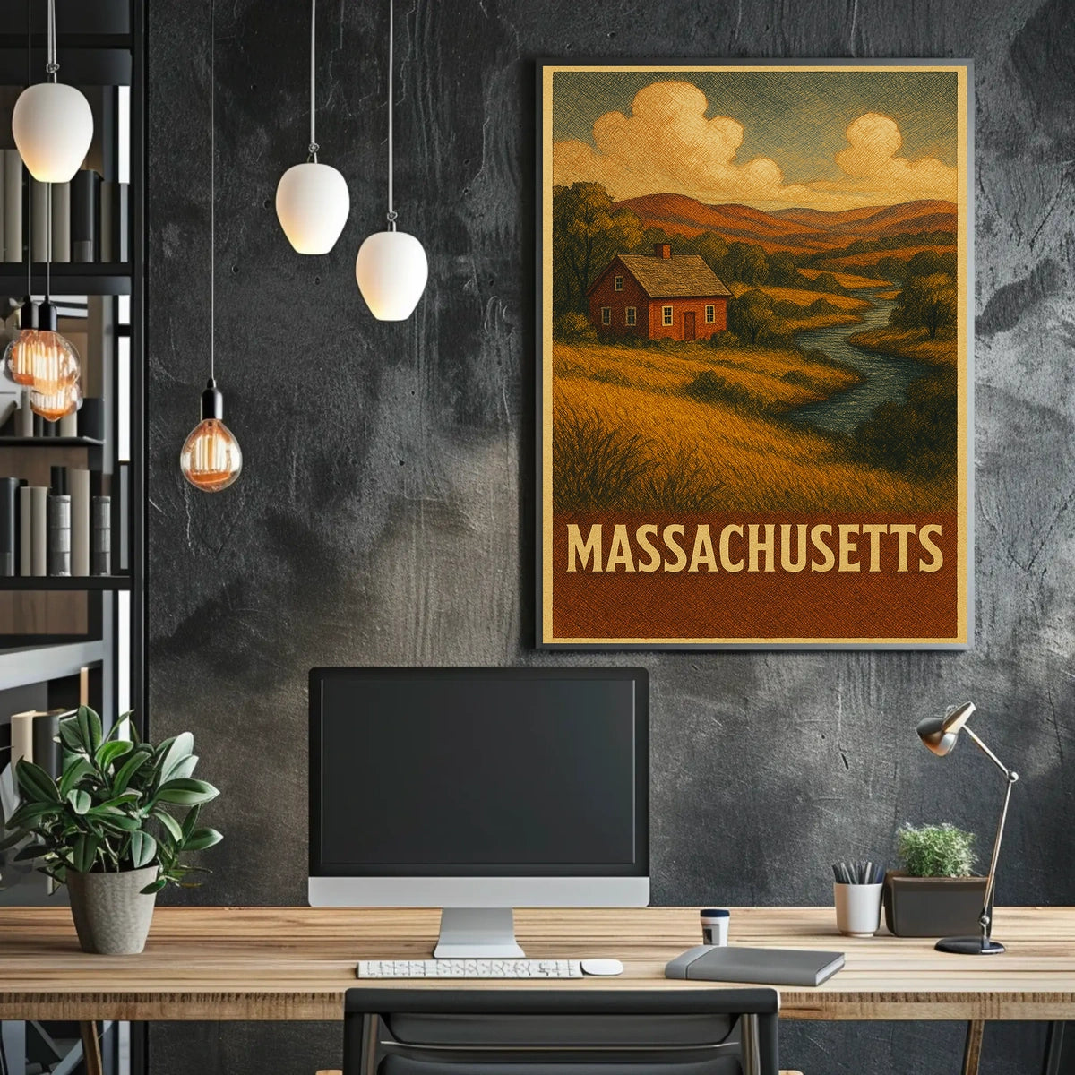 Scenic Massachusetts Poster