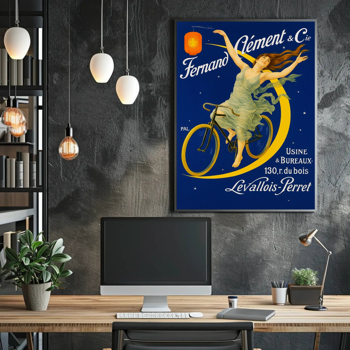 Fernand Clément & Cie Cycling Advertisement Poster