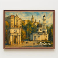 Architectural Beauty of Moldova Poster
