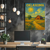 Oklahoma Landscape Scenic Poster