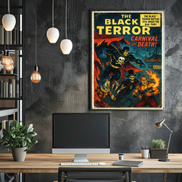 The Black Terror - Carnival of Death Poster PosterGoat