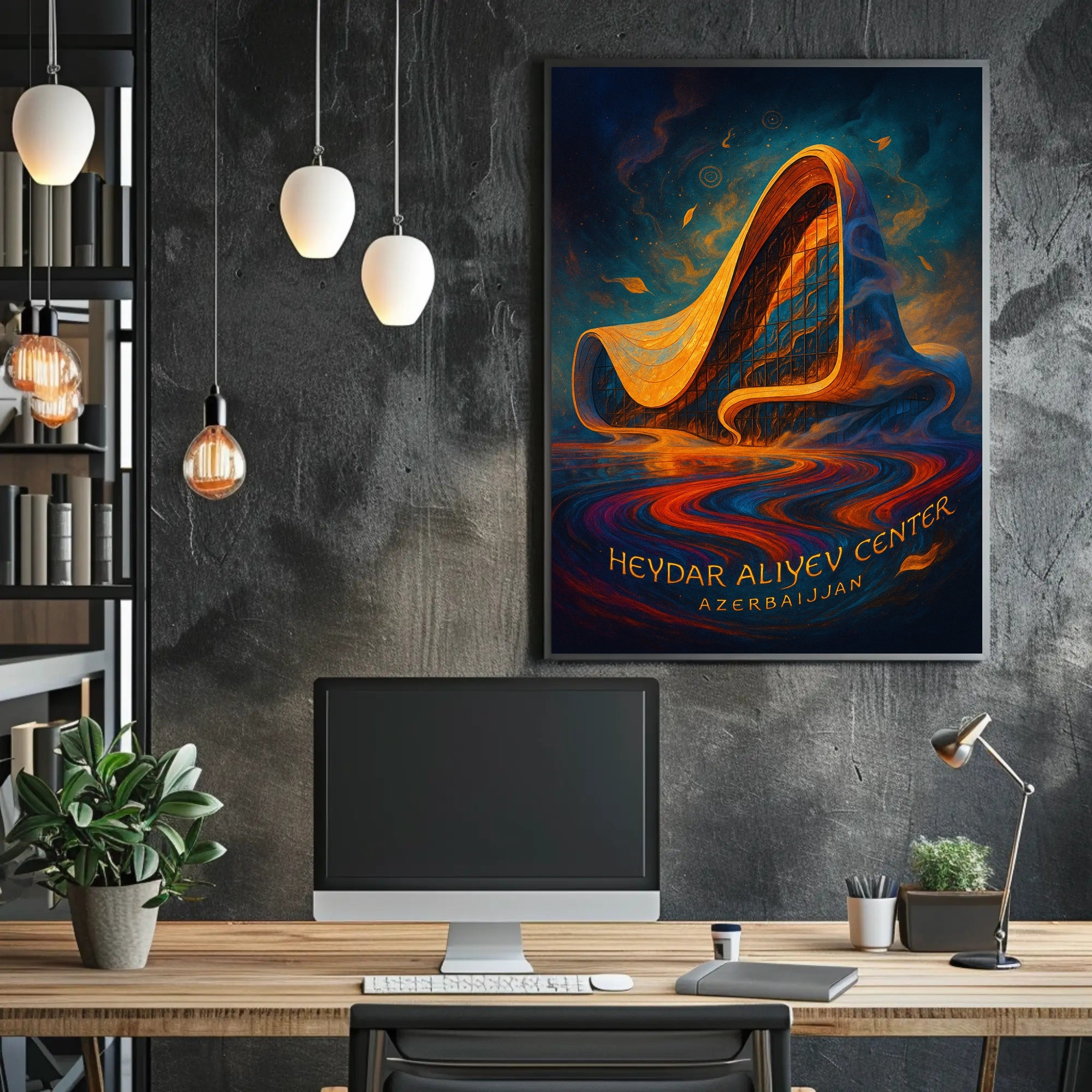 Heydar Aliyev Center Architectural Poster Print