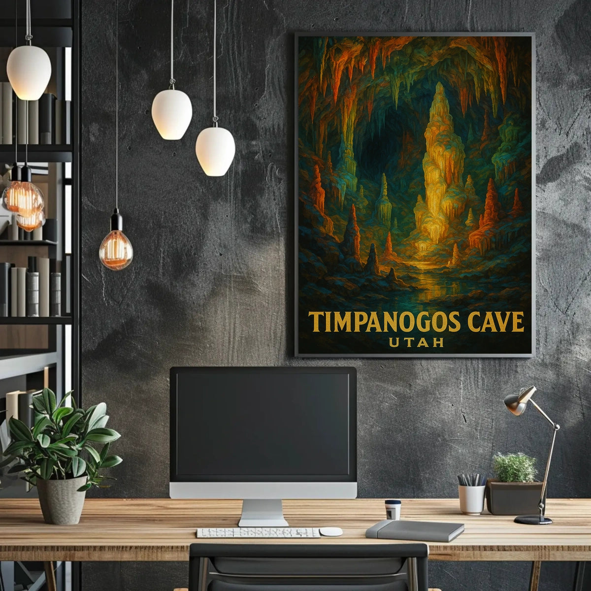 Timpanogos Cave Utah Poster