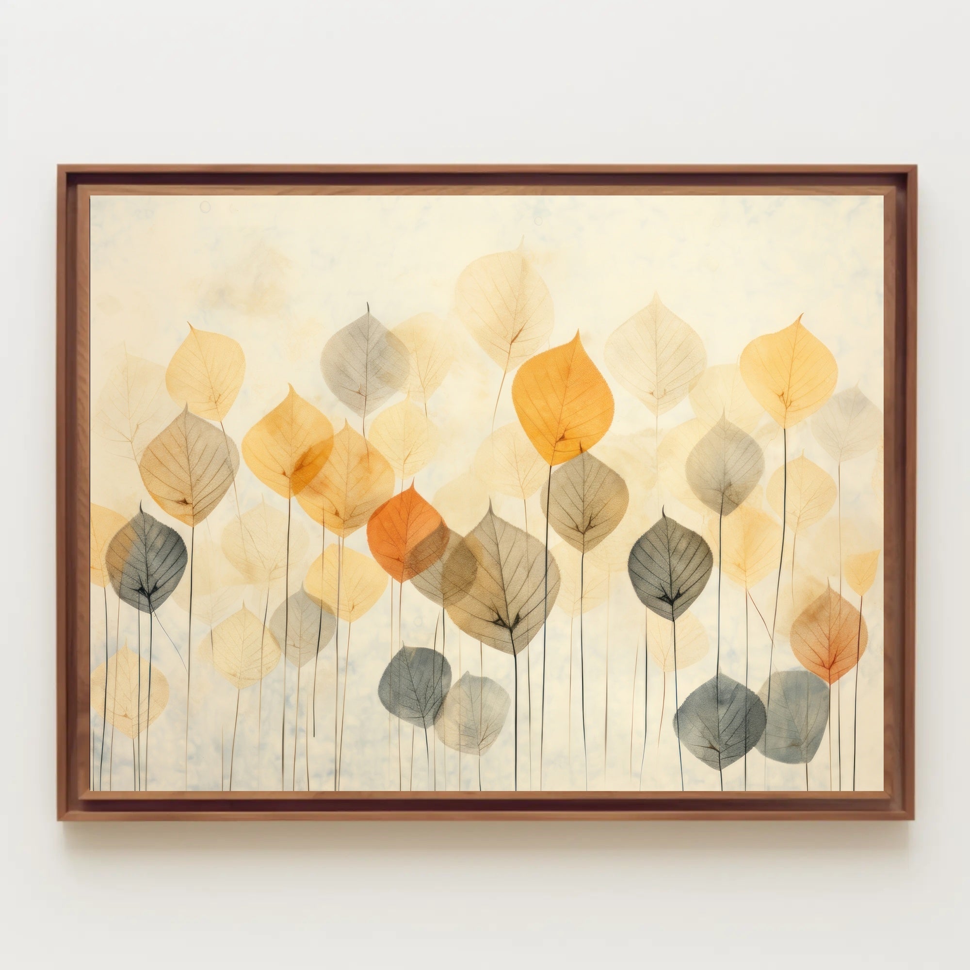 Autumn Leaves Abstraction Poster