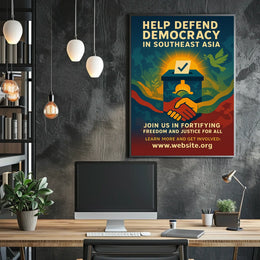 Defend Democracy in Southeast Asia Poster