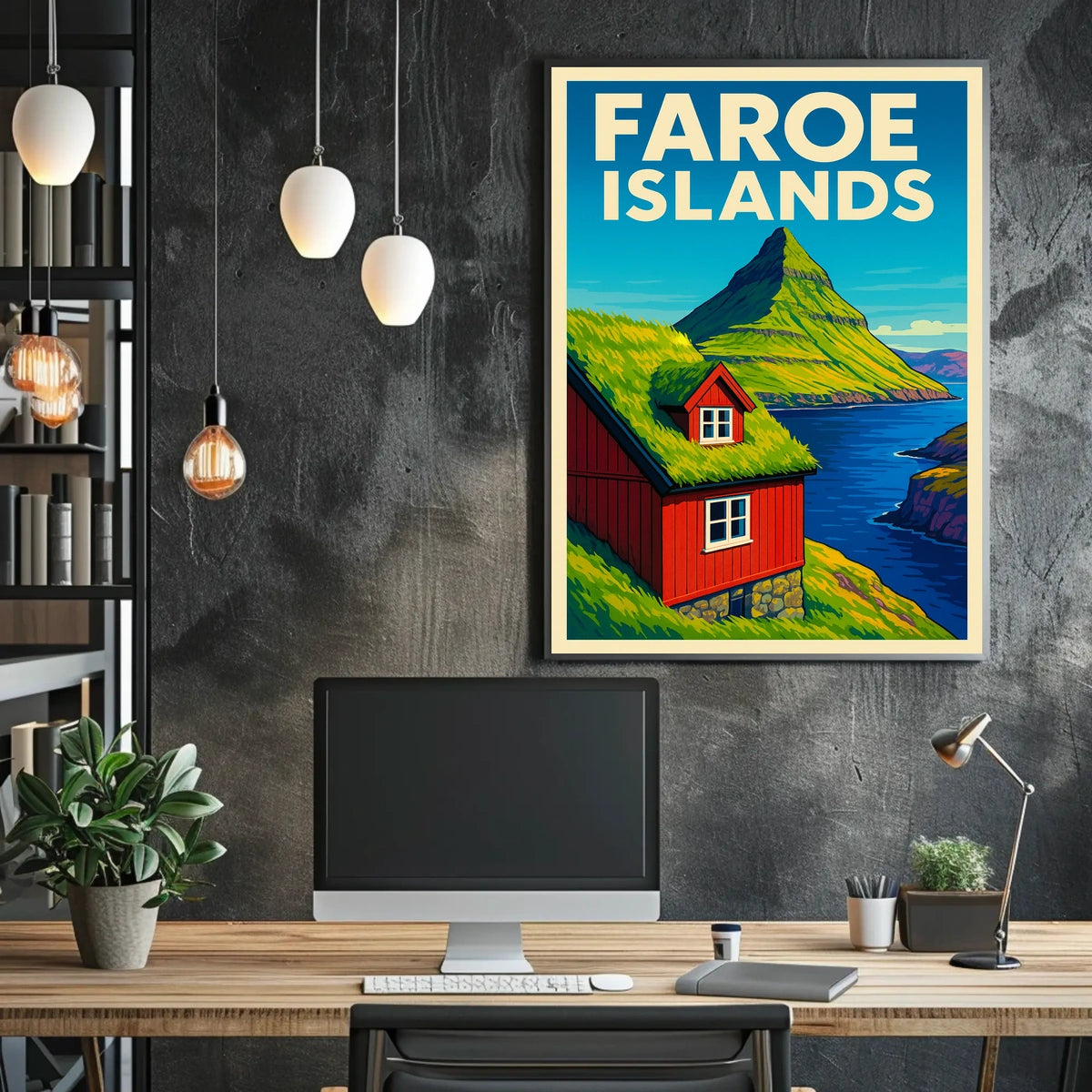 Faroe Islands Scenic Poster