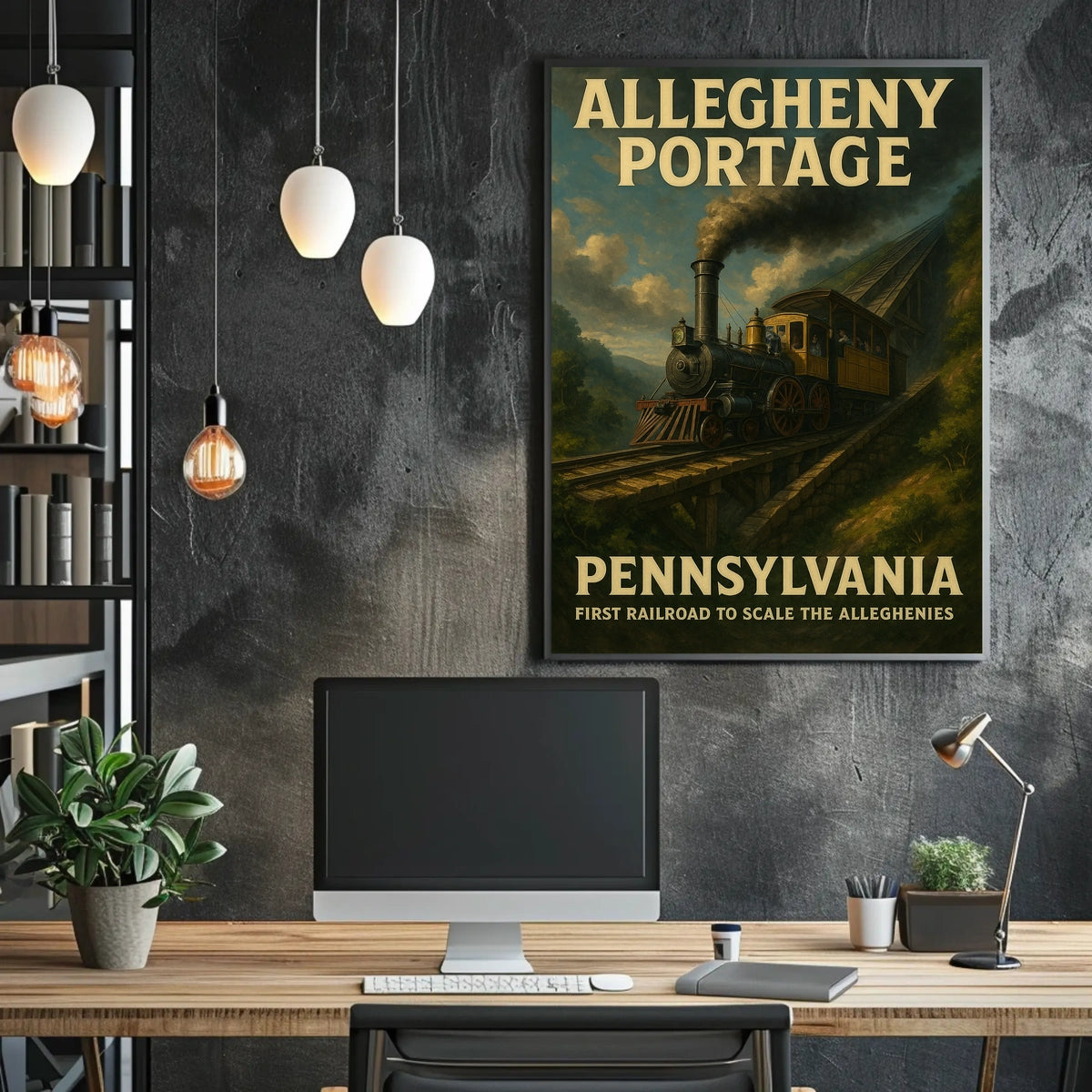 Allegheny Portage Railroad Poster