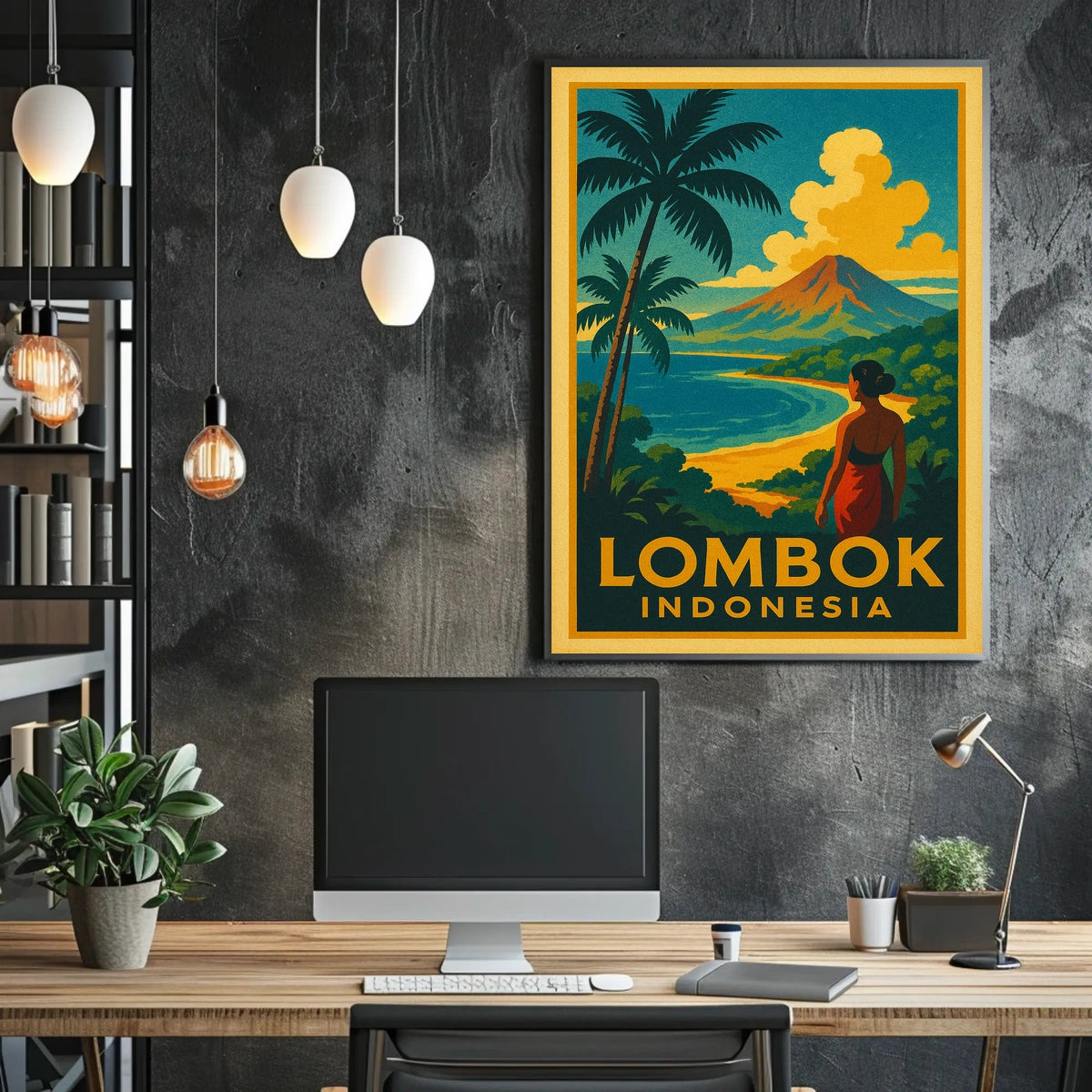 Lombok, Indonesia Poster