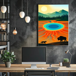 Yellowstone Wonders Poster PosterGoat