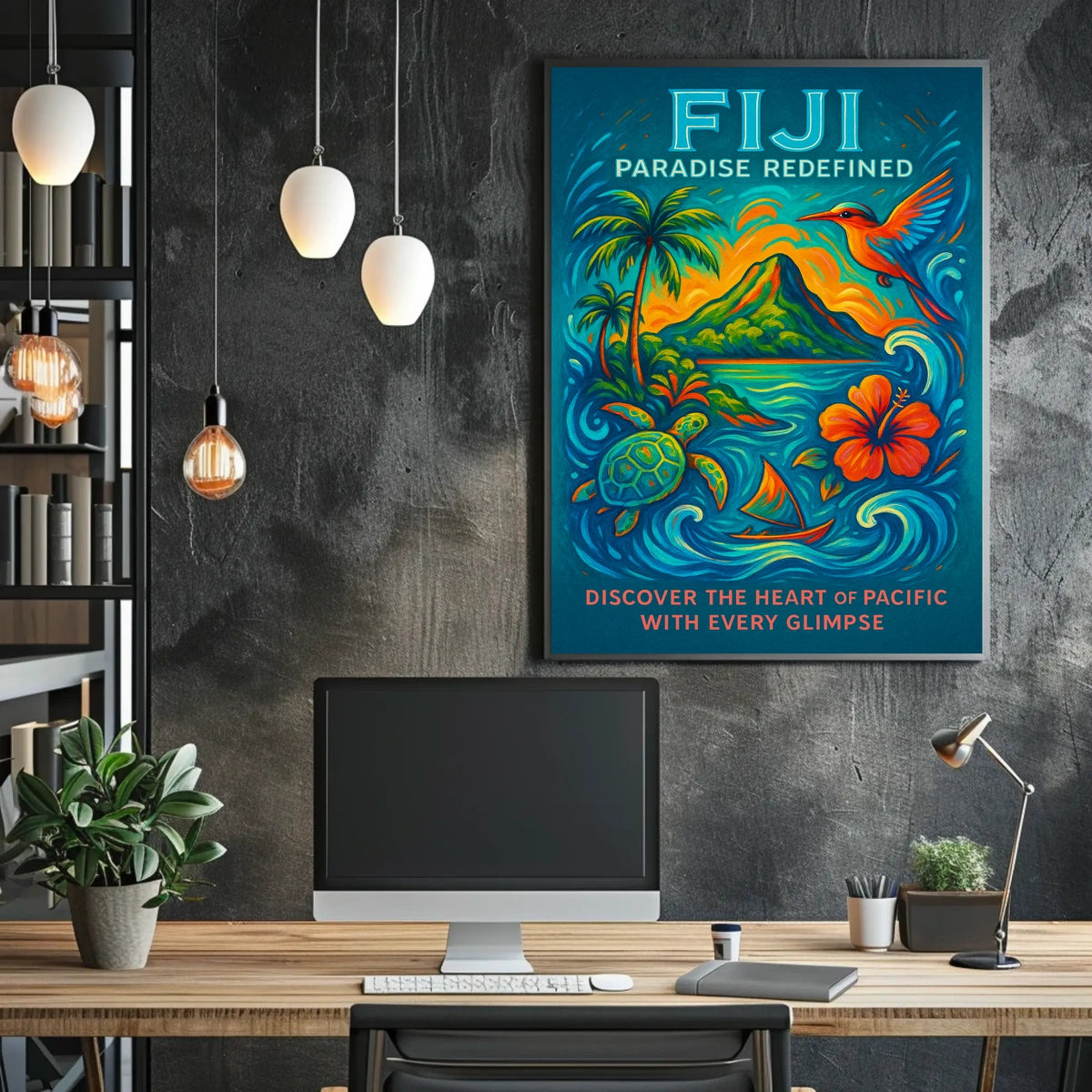 Fiji Paradise Redefined Poster