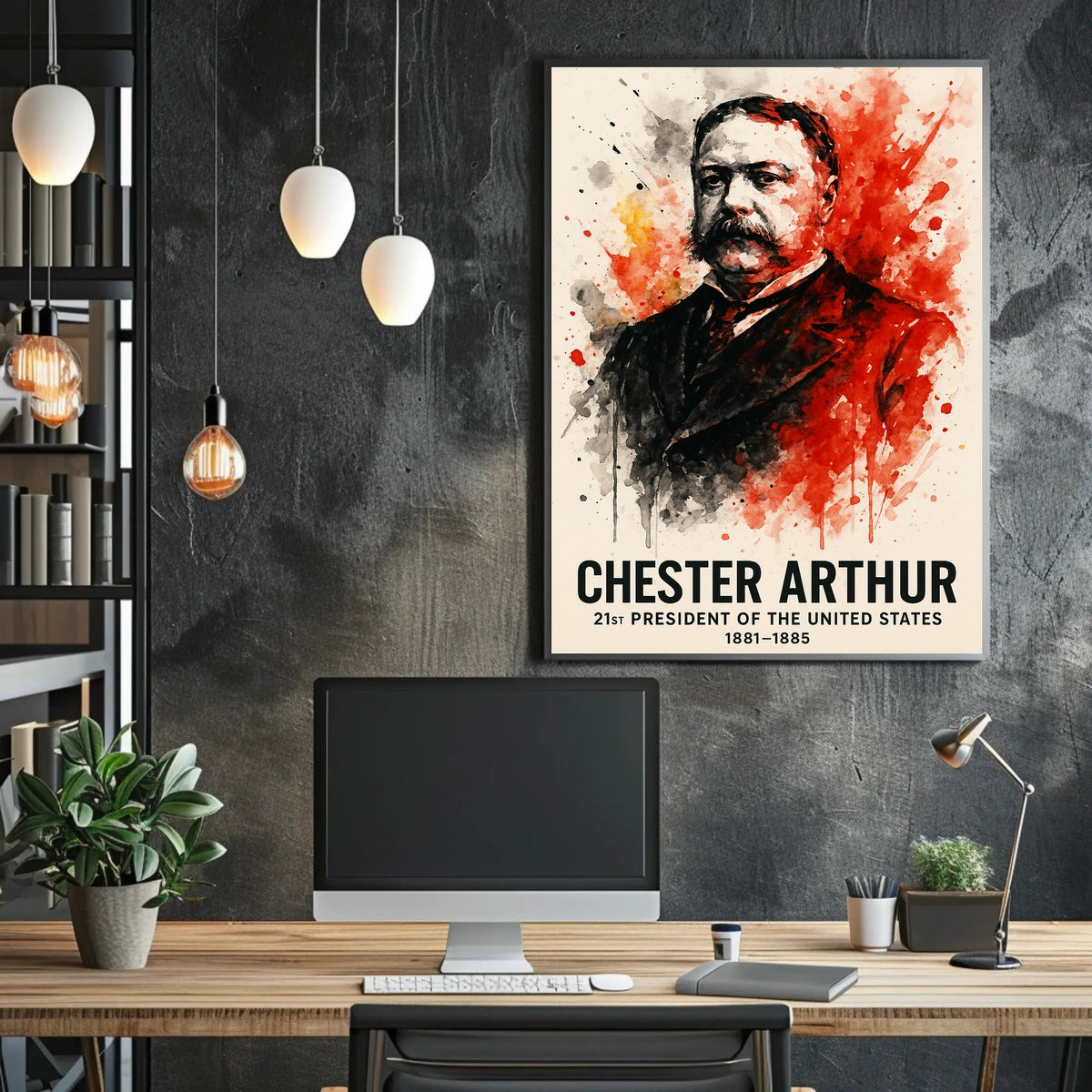 Chester Arthur 21St President Poster