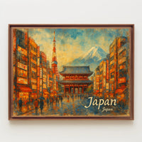 Vibrant Japan Poster